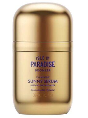 Isle of Paradise Sunny Serum Instant Face Bronzer, Champagne 30 mL, NEW